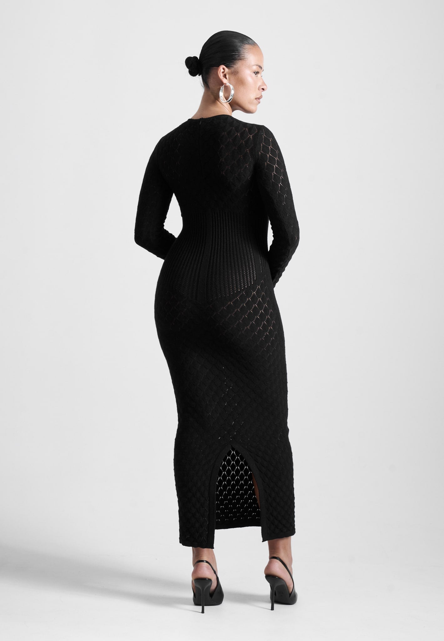 contour-corset-shell-knit-maxi-dress-in-black