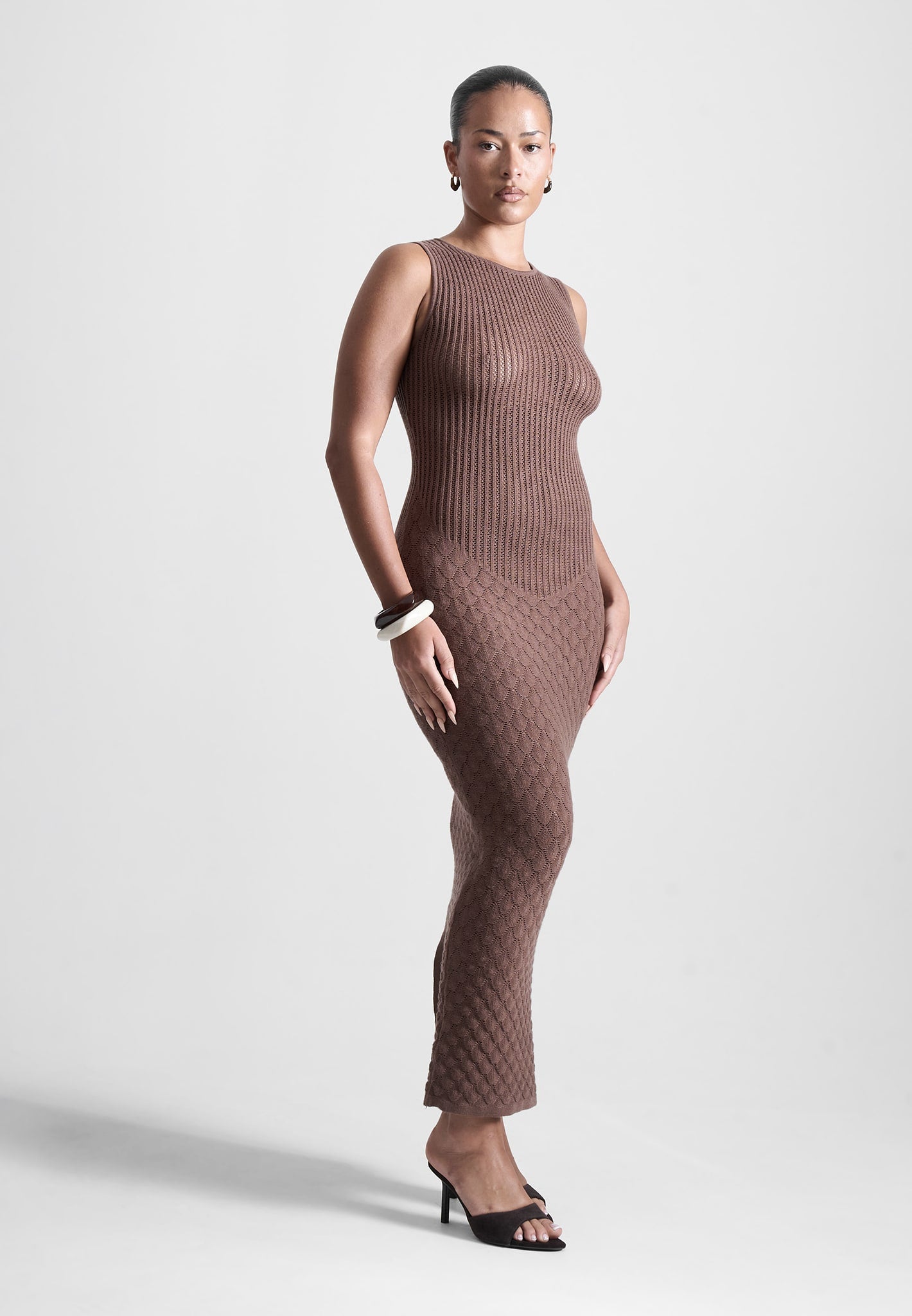 contour-ribbed-shell-knit-maxi-dress-in-brown