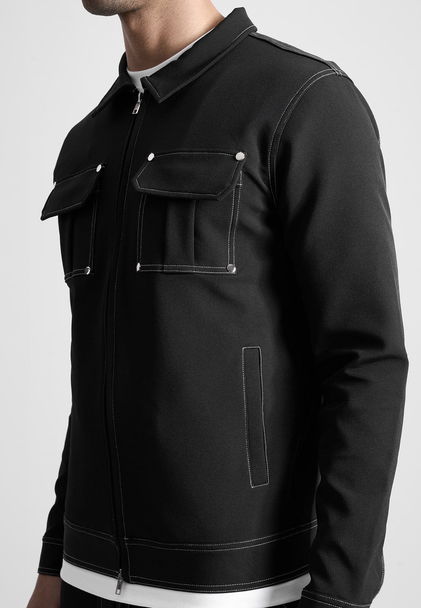 technical-contrast-stitch-cargo-jacket-in-black
