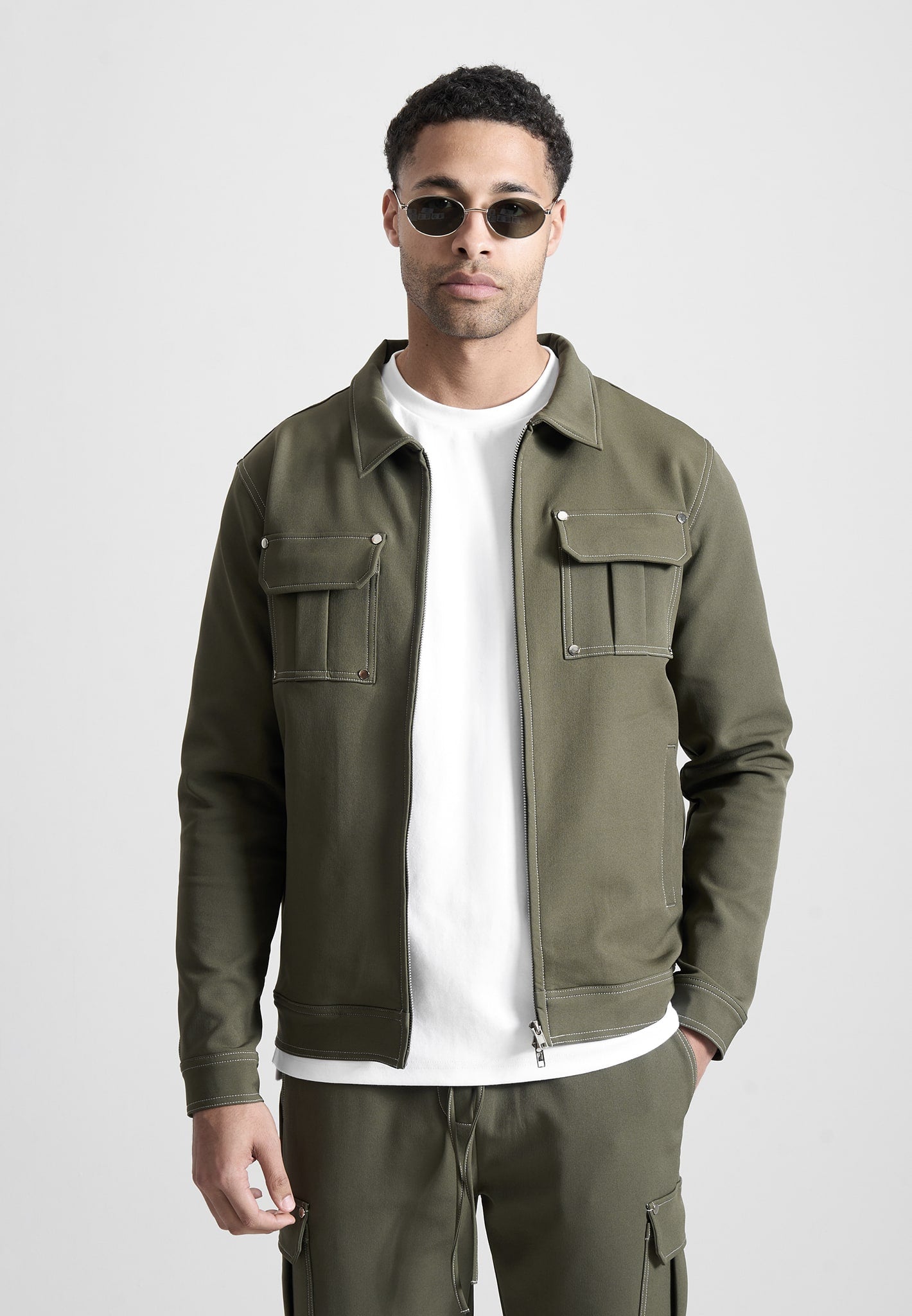 technical-contrast-stitch-cargo-jacket-in-olive