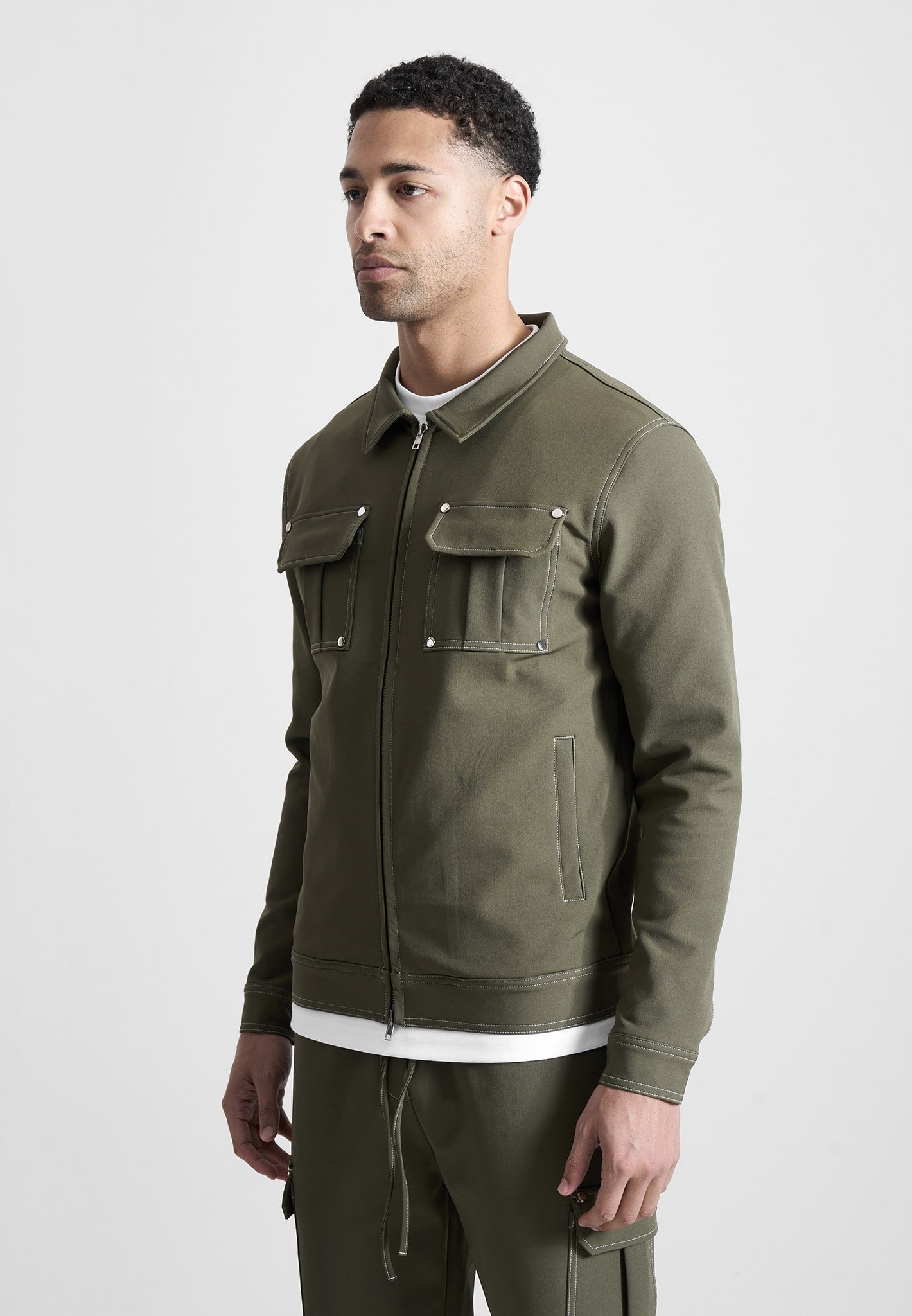 technical-contrast-stitch-cargo-jacket-in-olive