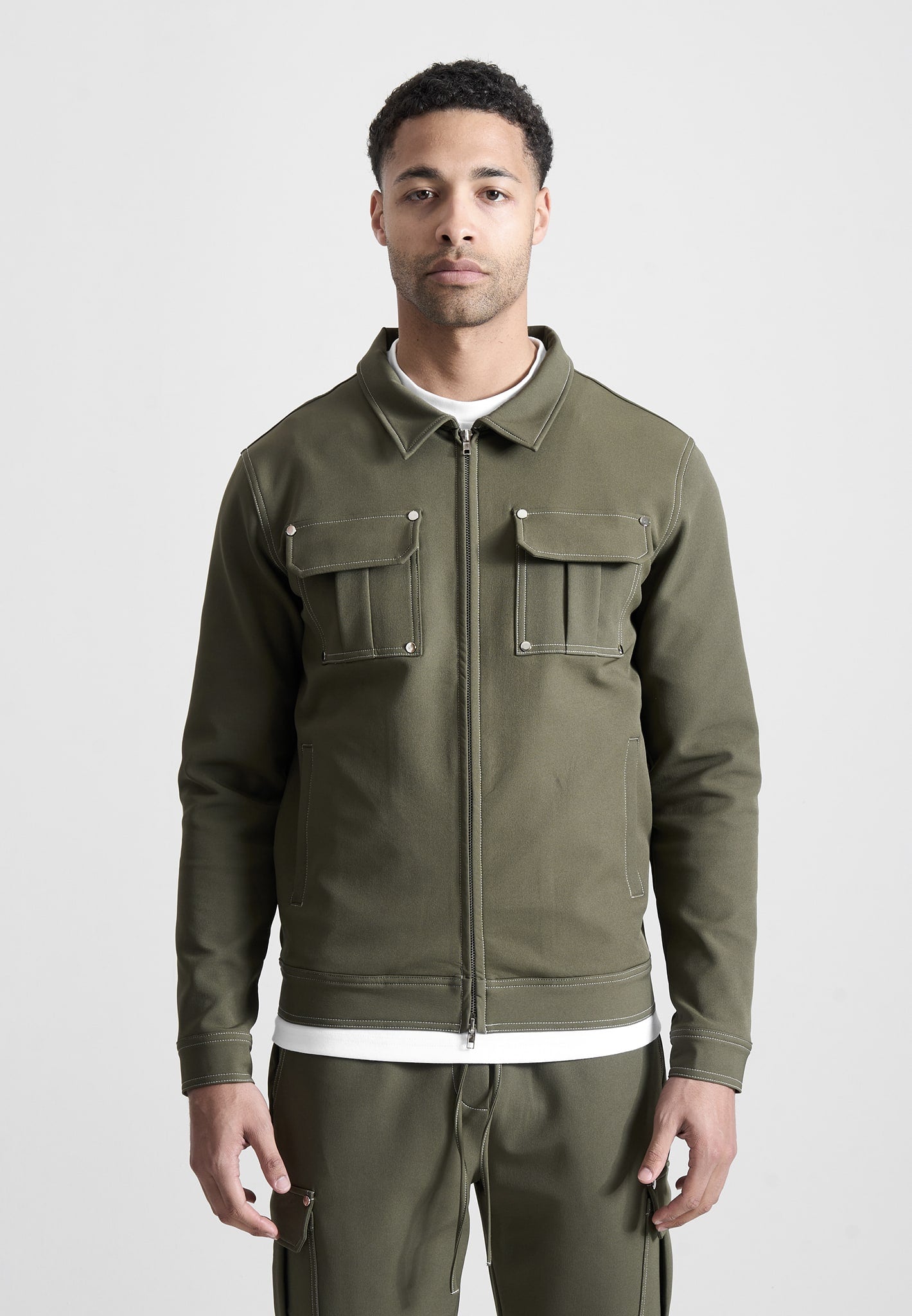 technical-contrast-stitch-cargo-jacket-in-olive