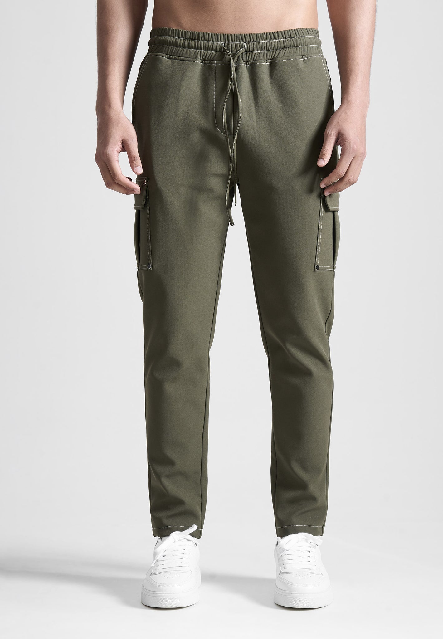 technical-contrast-stitch-cargo-trousers-in-olive